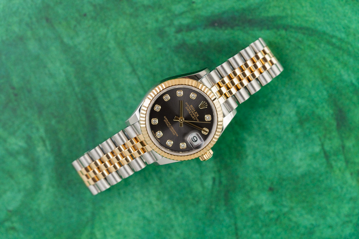 Rolex Datejust 31 Slate Diamond Dial 278273 Two Tone Yellow Gold 2020