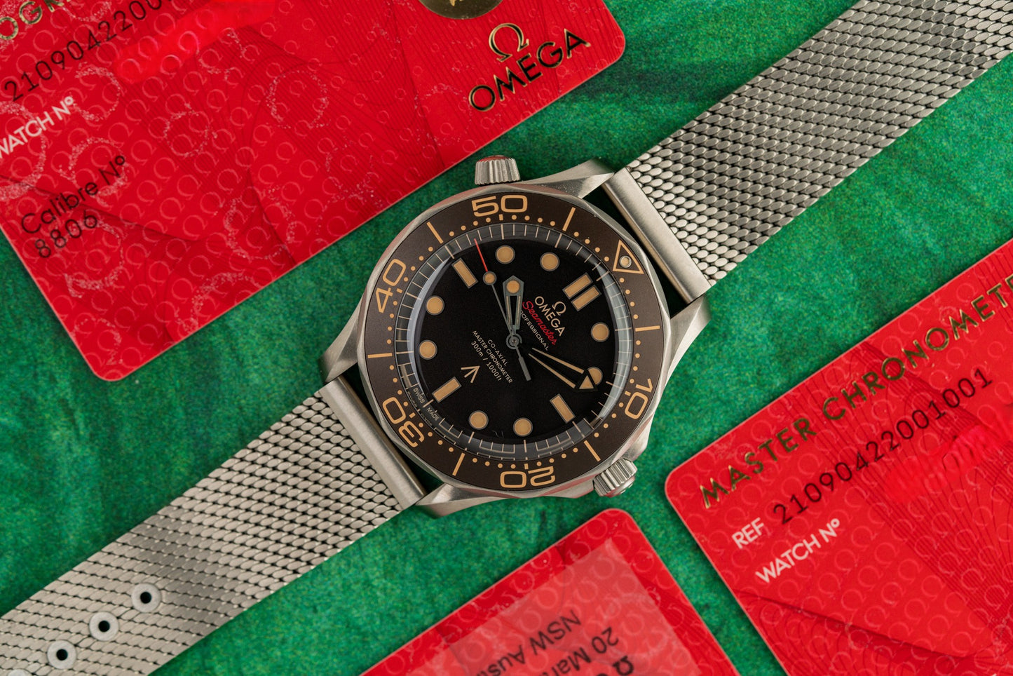 Omega Seamaster Diver 300 NTTD 007 210.90.42.20.01.001 Titanium 2022 Model