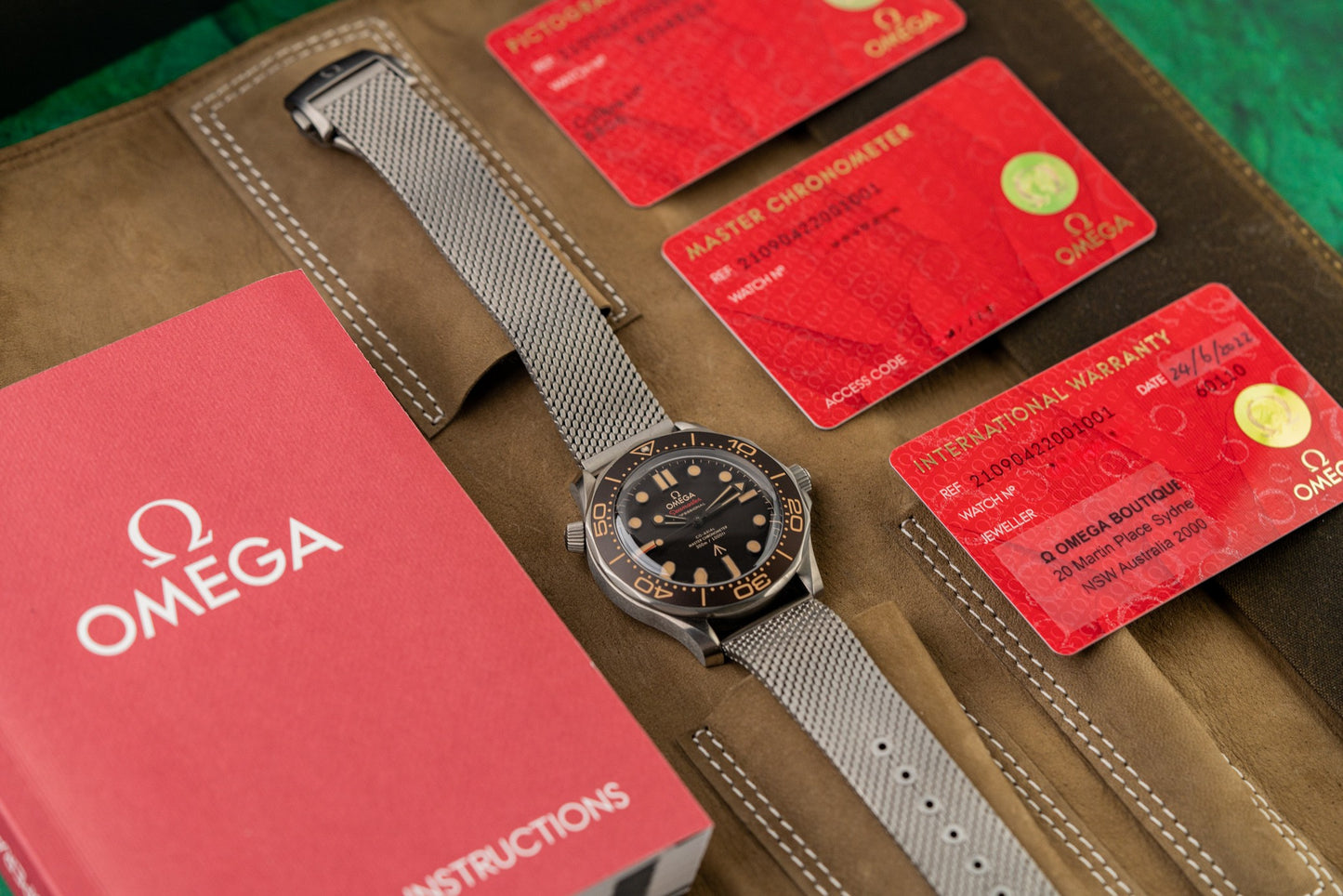 Omega Seamaster Diver 300 NTTD 007 210.90.42.20.01.001 Titanium 2022 Model