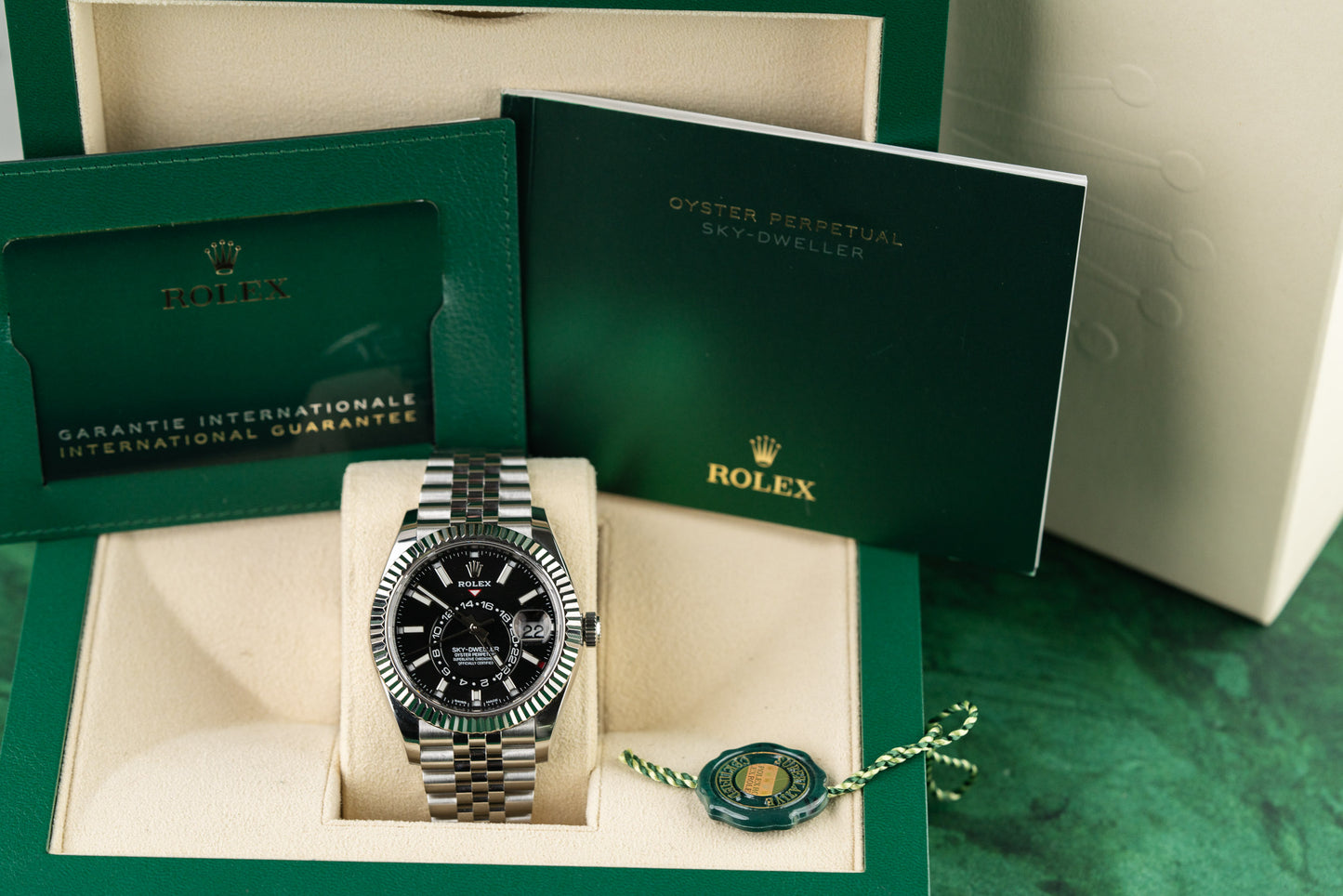 Rolex Sky-Dweller 326934 Stainless Steel Black Jubilee 2022 The Watch Business Sydney