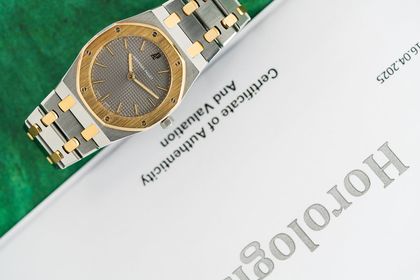 Audemars Piguet Royal Oak 56303SA Grey Dial Two Tone Yellow Gold