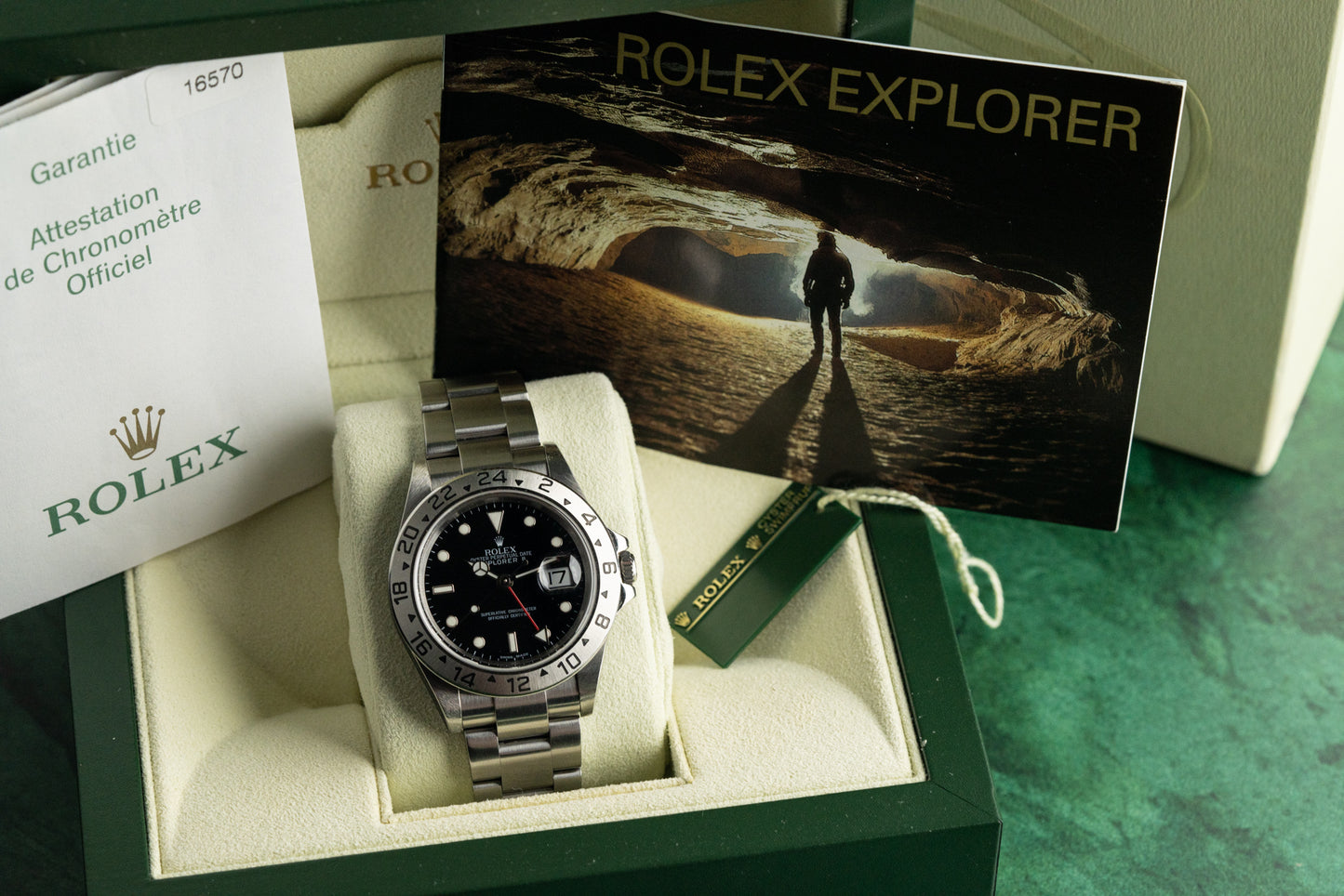 Rolex Explorer II 16570 Black Dial Stainless Steel 2006 Model