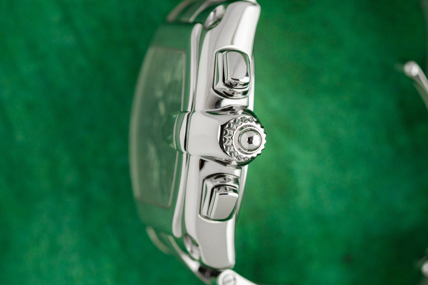 Cartier Roadster Chronograph 2618 Black Dial Stainless Steel