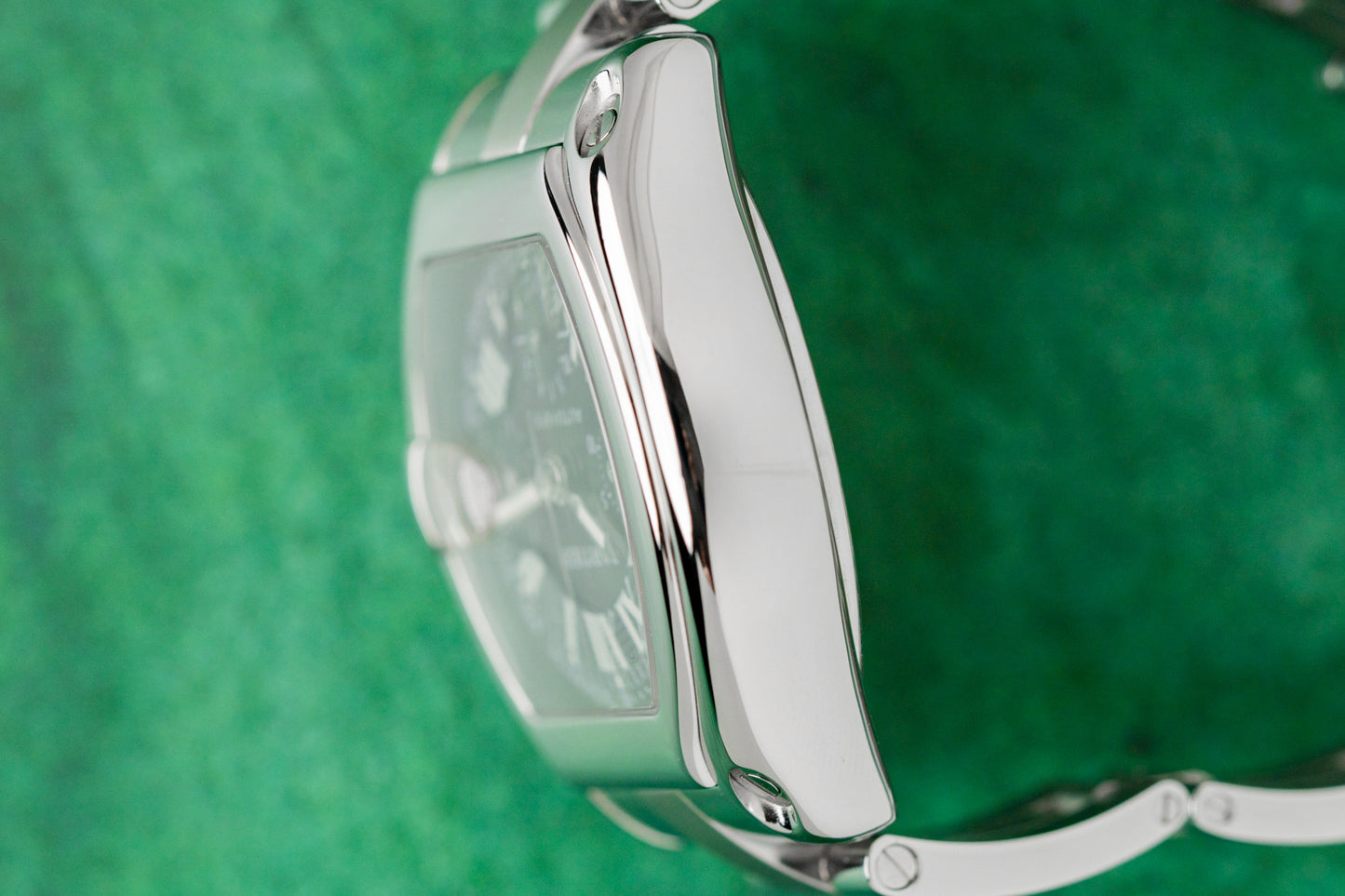 Cartier Roadster Chronograph 2618 Black Dial Stainless Steel