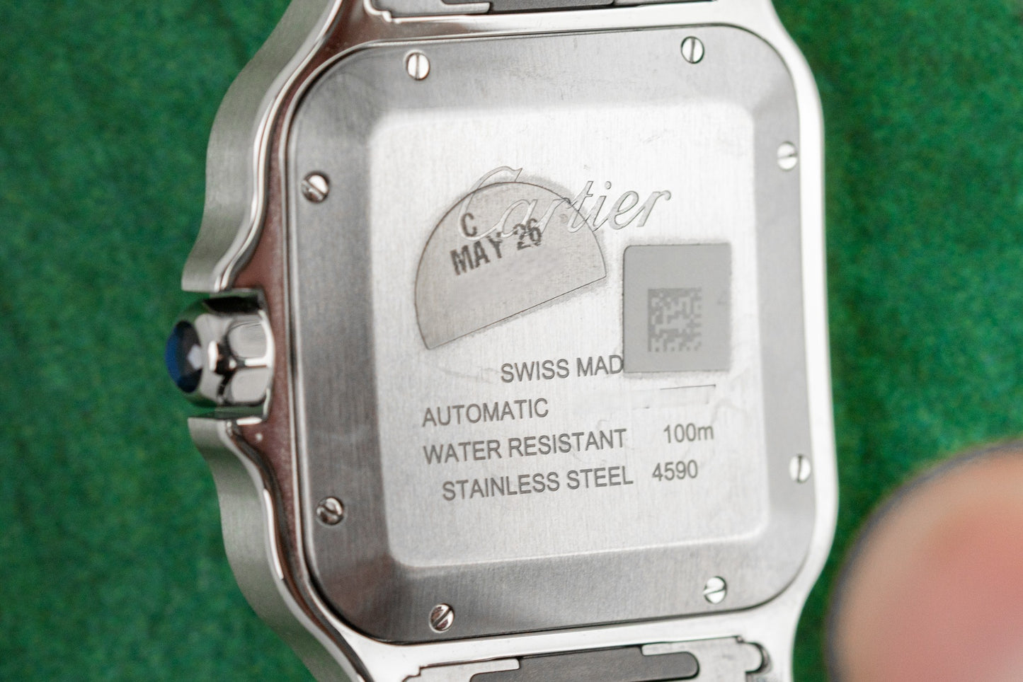 Cartier Santos De Cartier Dual Time WSSA0076 Stainless Steel 2025 Model
