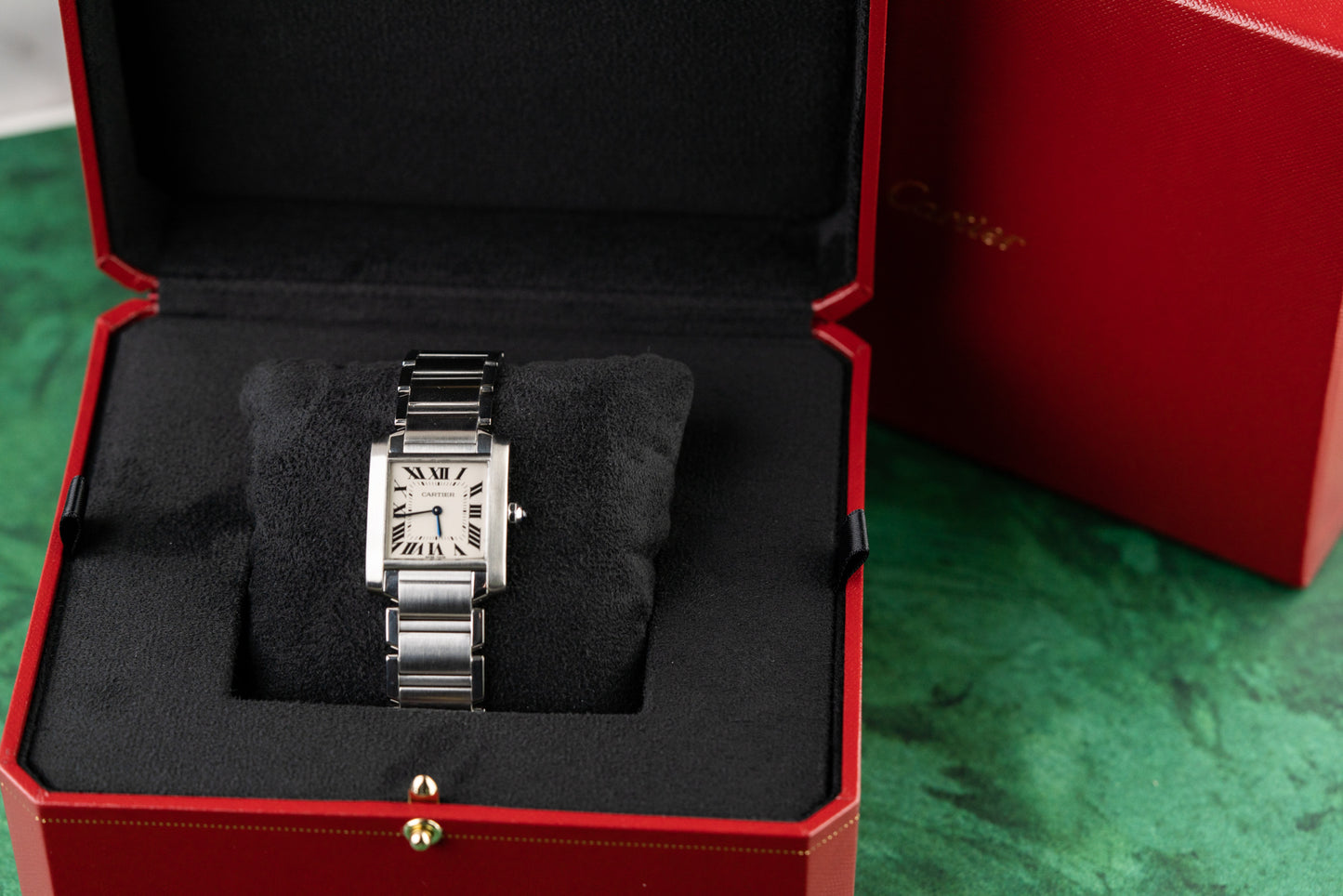 Cartier Tank Francaise Medium WSTA0005 Stainless Steel Quartz