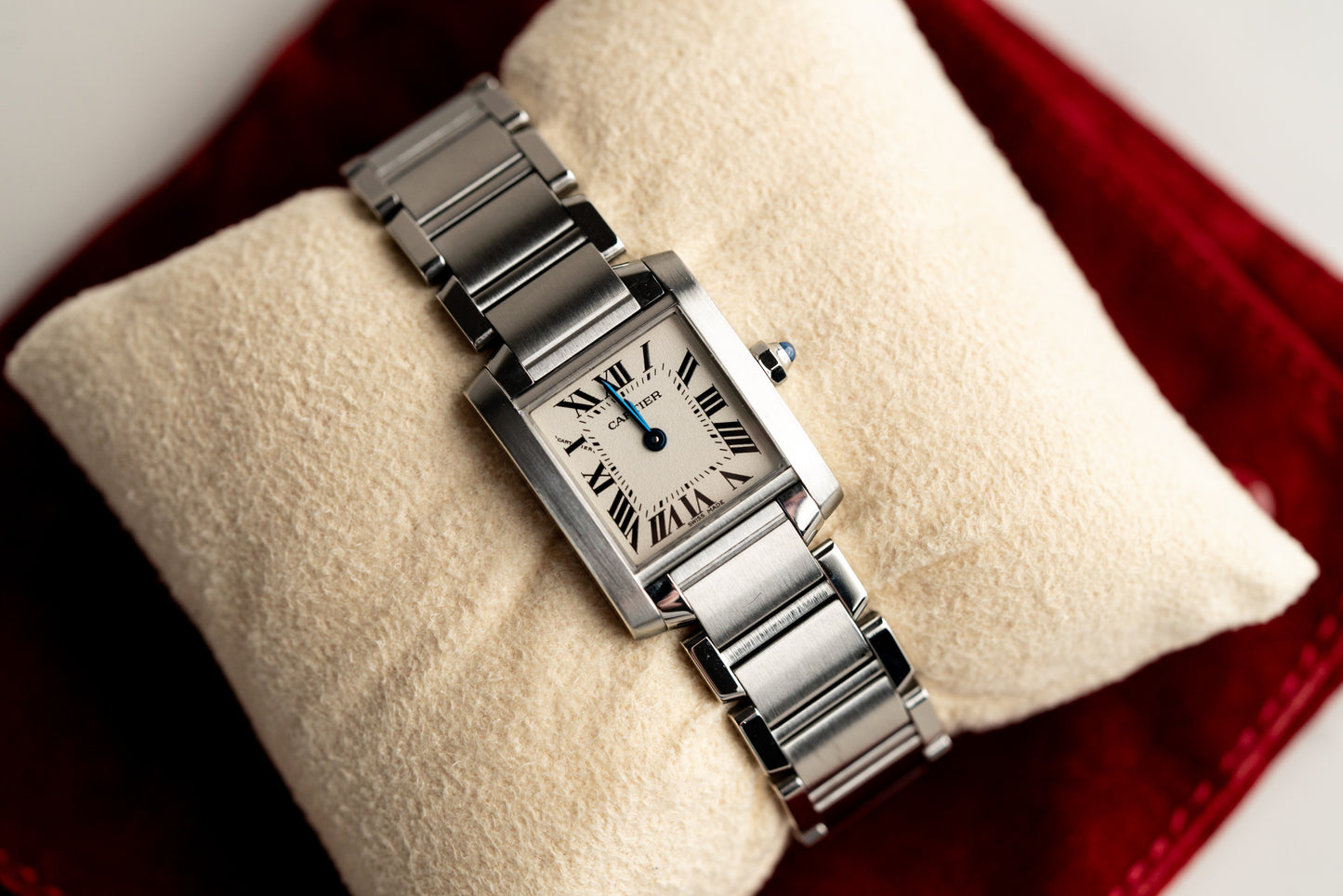Cartier Tank Francaise W51008Q3 Stainless Steel Quartz