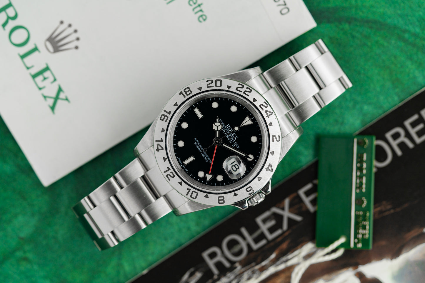 Rolex Explorer II 16570 Black Dial Stainless Steel 2006 Model