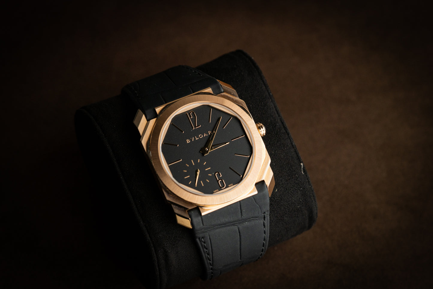 Bulgari Octo Finissimo 40mm 103286 Rose Gold Black Dial 2023 Model
