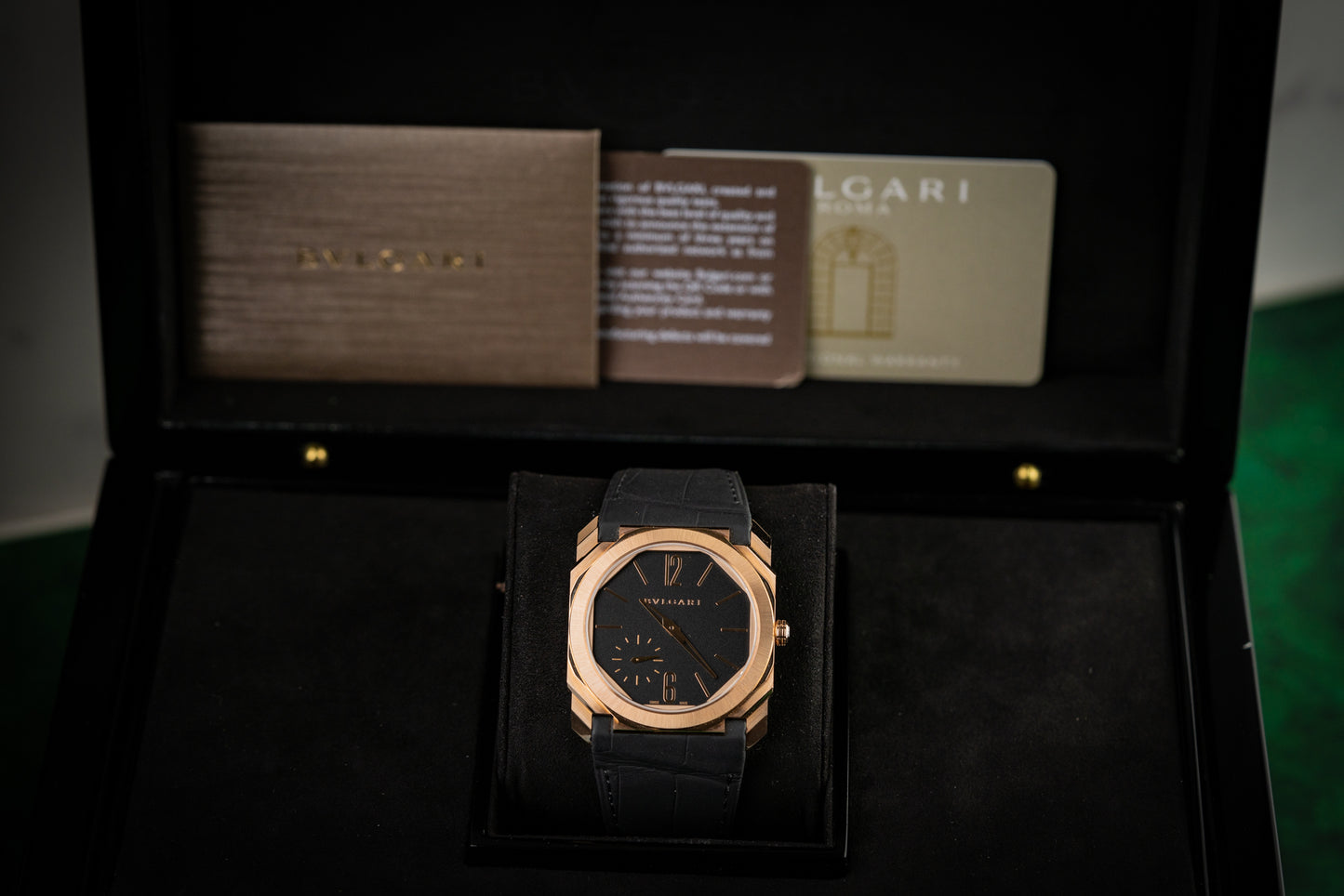 Bulgari Octo Finissimo 40mm 103286 Rose Gold Black Dial 2023 Model
