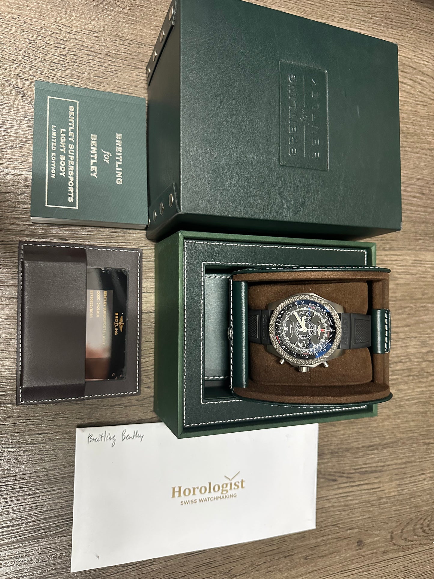 Breitling Bentley Supersport Light Body E2736522/BC63 2017 FULL SET