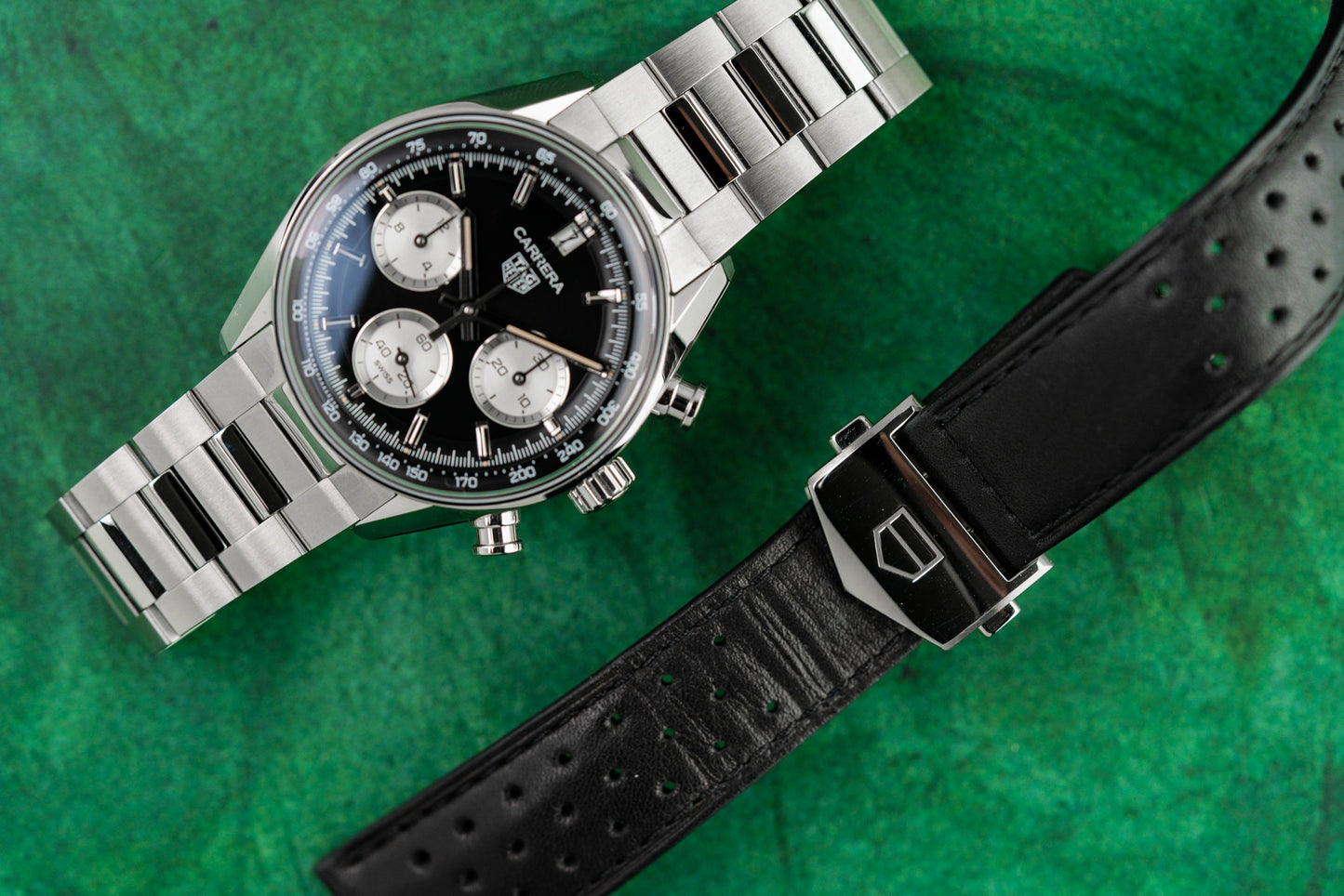 TAG Heuer Carrera Chronograph CBS2210.FC6534 Stainless Steel Black Dial 2024