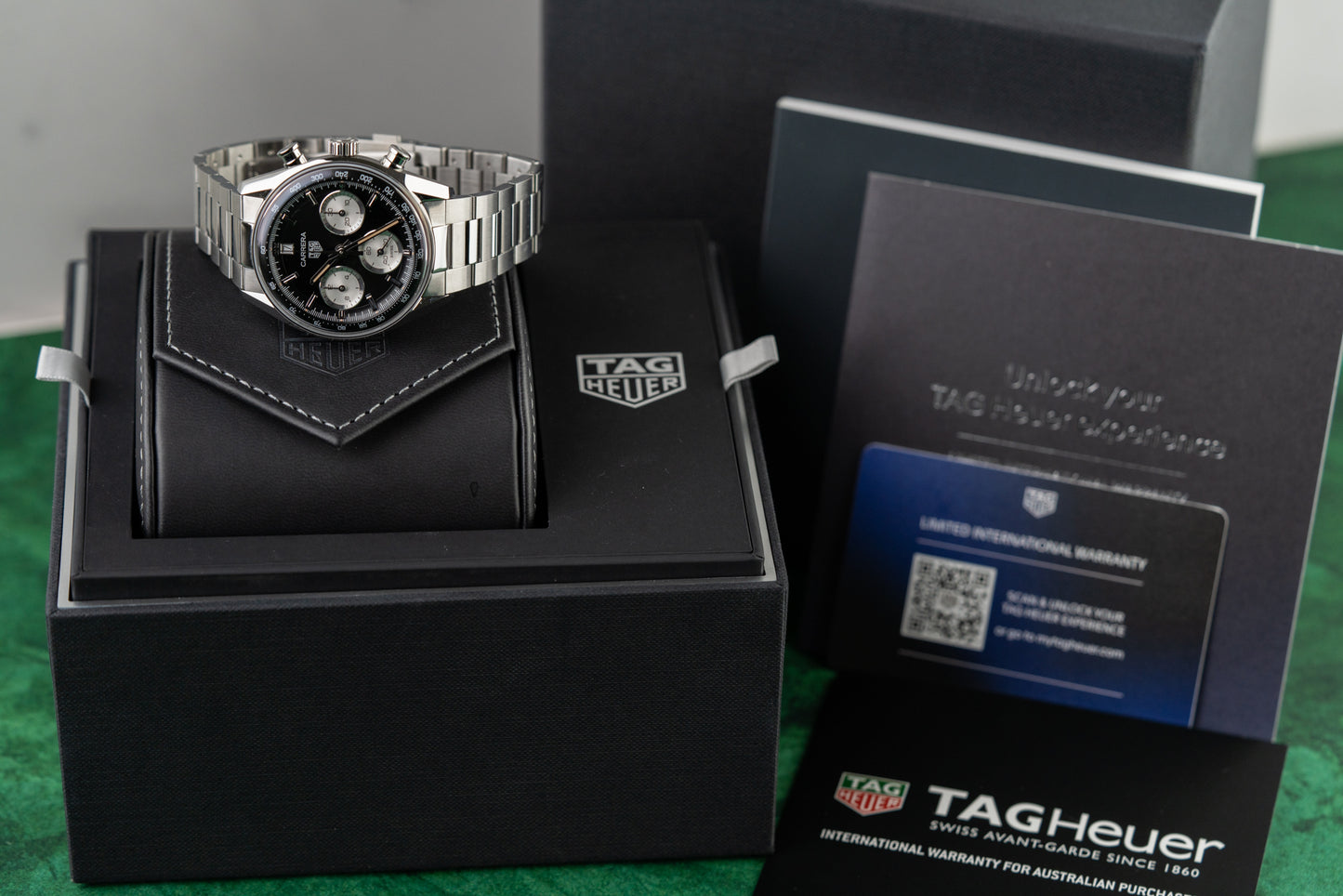 TAG Heuer Carrera Chronograph CBS2210.FC6534 Stainless Steel Black Dial 2024