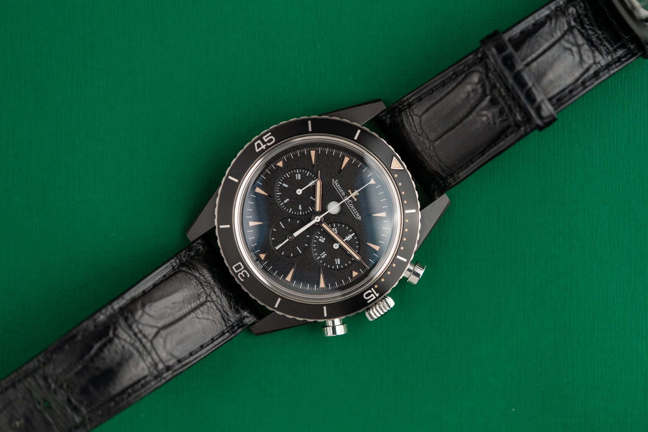 Jaeger LeCoultre Q208A57J Deep Sea Chronograph Black Cermet 2019 Model The Watch Business