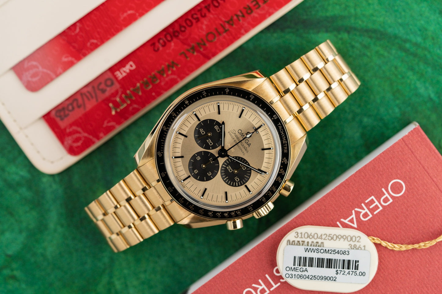 Omega Speedmaster Moonwatch Professional 31060425099002 Yellow Gold 2023