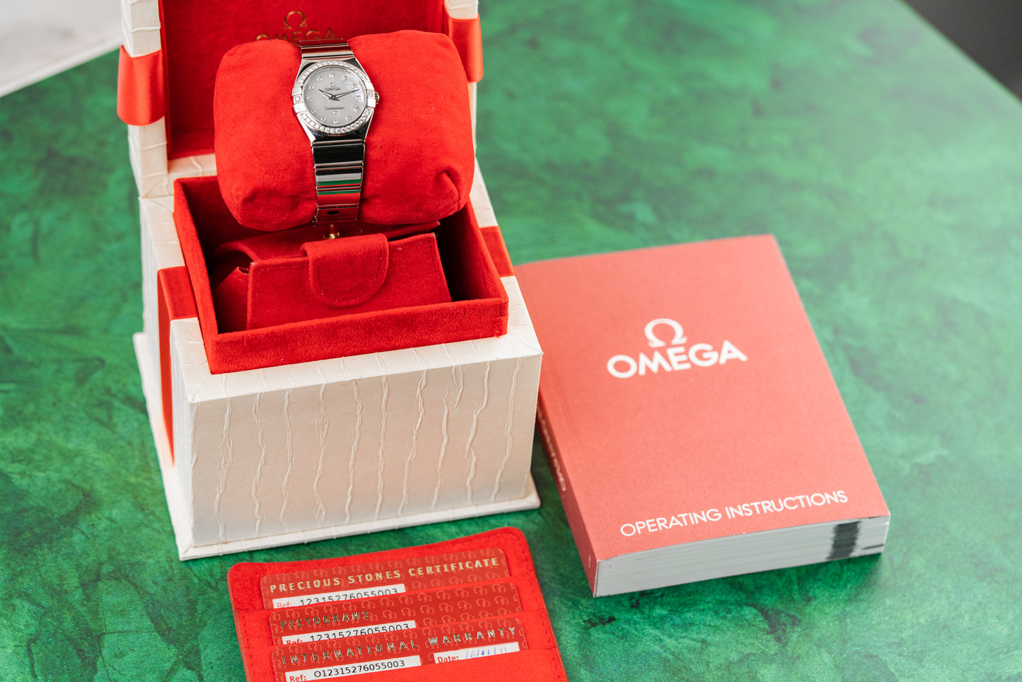 Omega Constellation Quartz 123.15.27.60.55.003 MoP Diamond Dial 2011