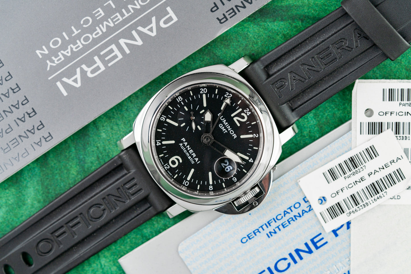 Panerai Luminor Gmt GHOST PAM00237 Stainless Steel 2006 Model