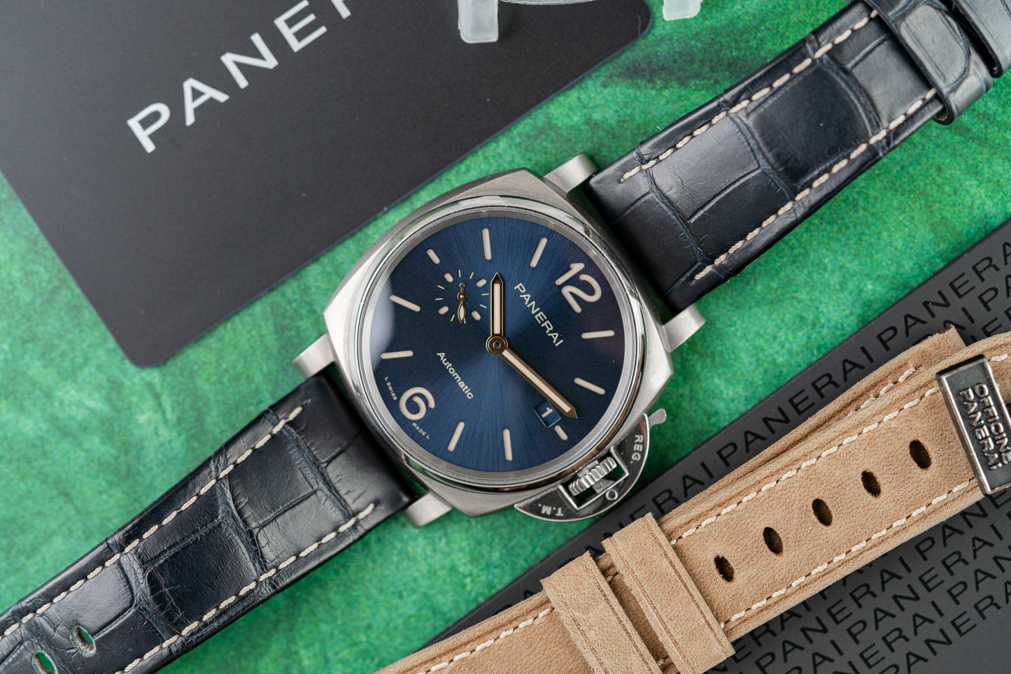 Panerai Luminor Due Pam00927 Titanium Blue Dial 2019 Model