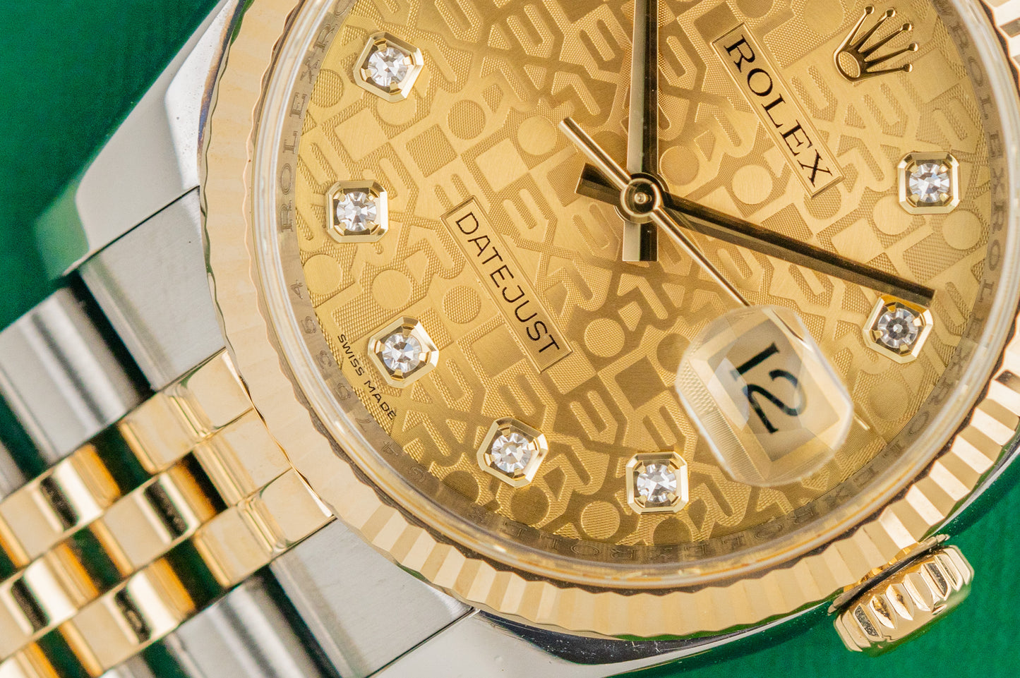 Rolex Datejust 36 Jubilee Diamond Dial 2010 116233 Two Tone 2010 Model