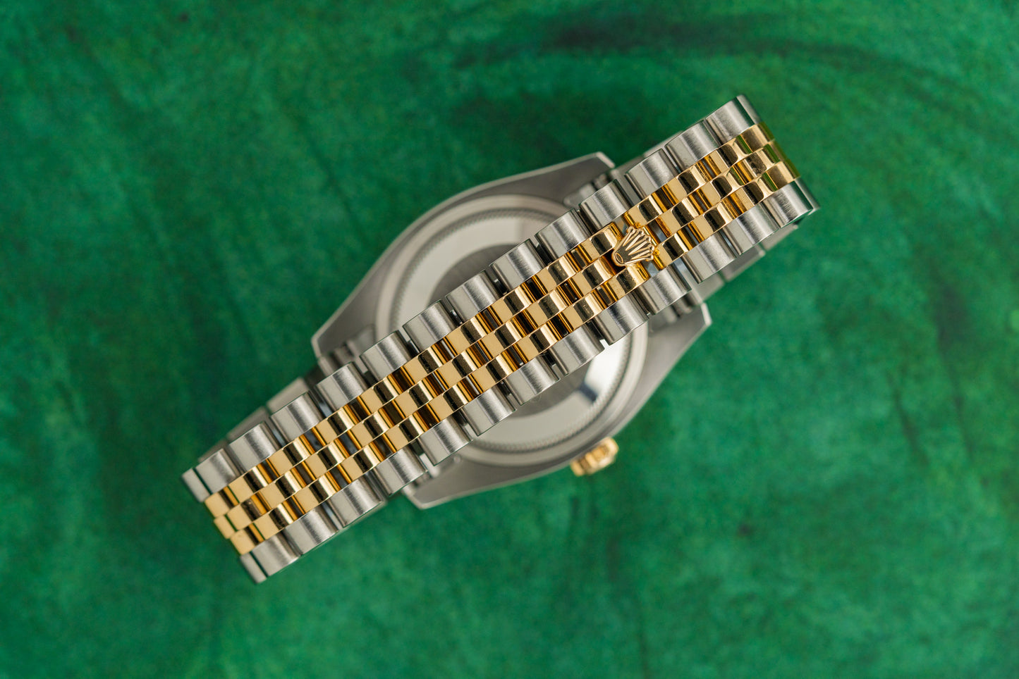 Rolex Datejust 36 Champagne Index Dial 116233 Two Tone Yellow Gold