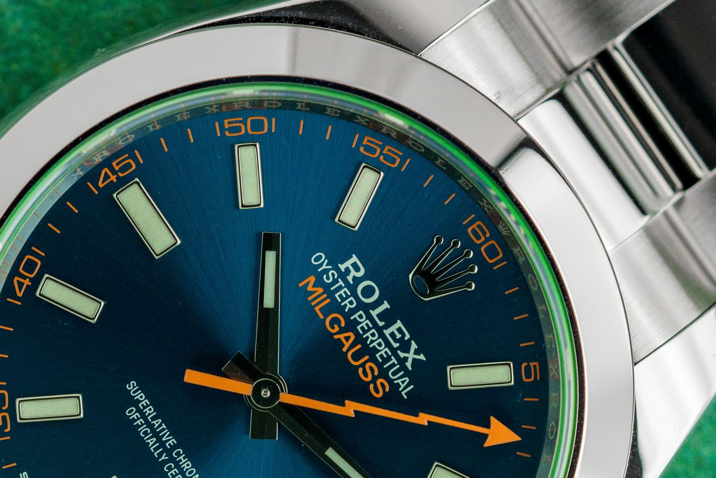 Rolex Milgauss 116400GV Z Blue Dial Stainless Steel 2019 Model