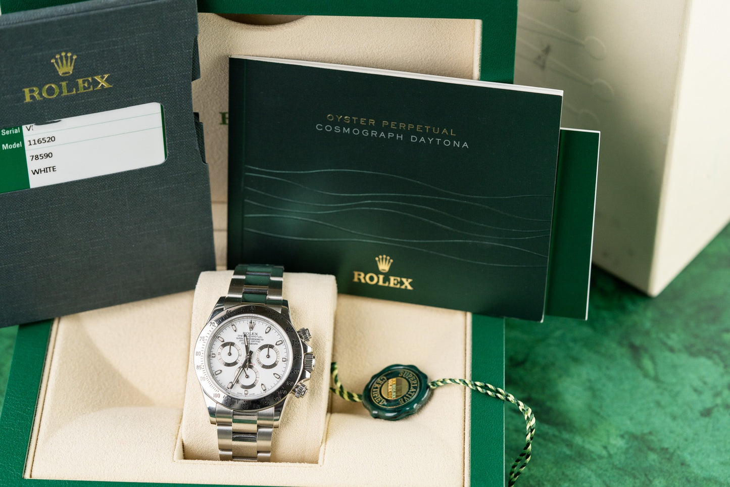 Rolex Daytona 116520 White APH Dial Stainless Steel 2015 Model