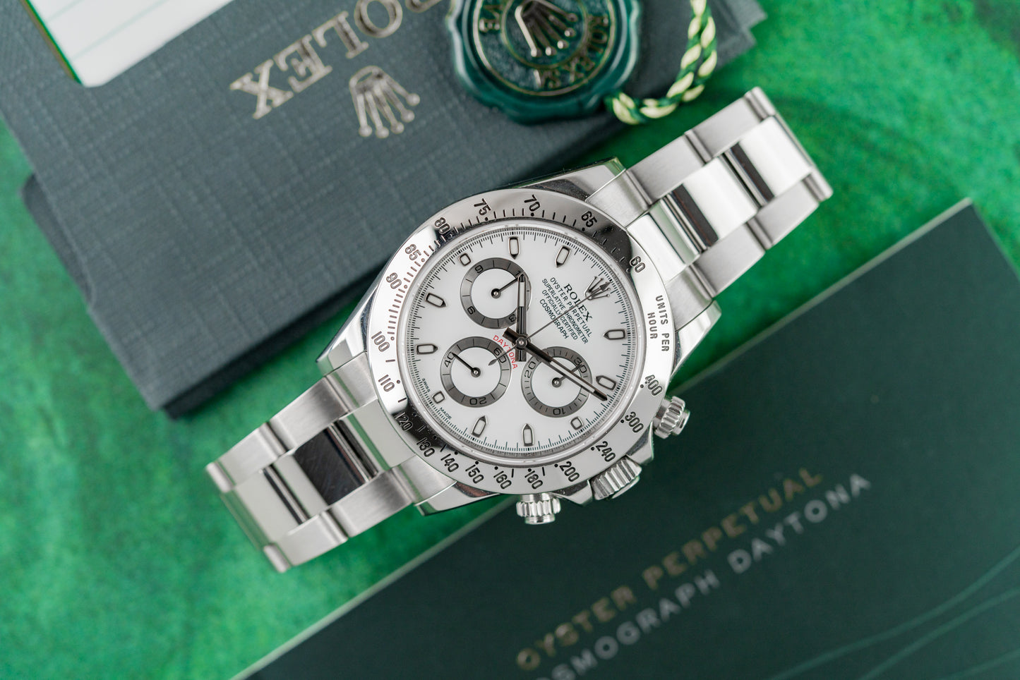 Rolex Daytona 116520 White APH Dial Stainless Steel 2015 Model