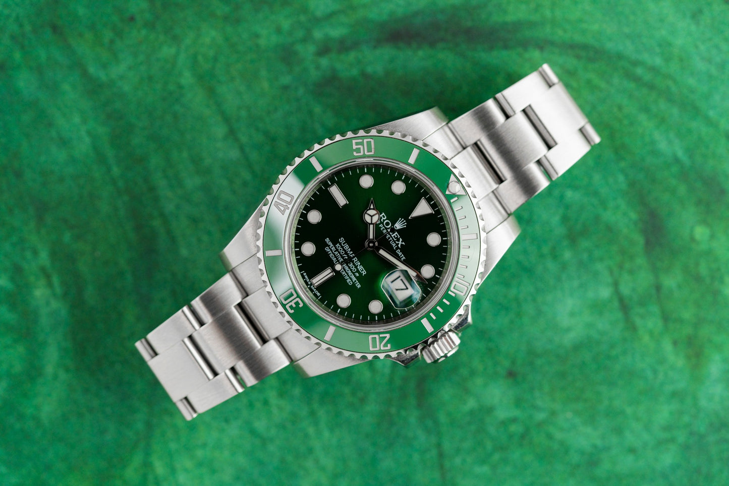 Rolex Submariner Date 116610LV 'Hulk' Stainless Steel Green Dial 2014