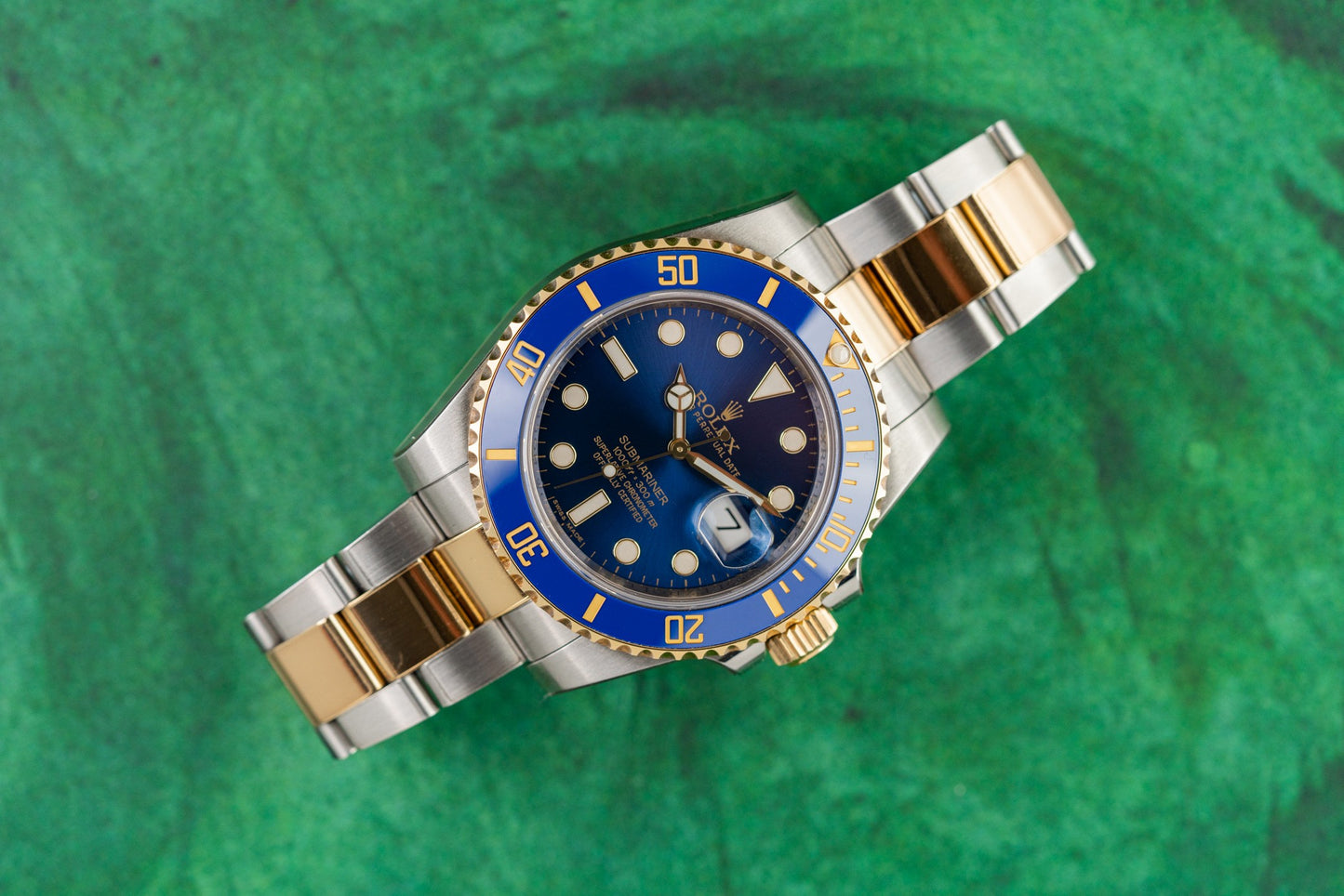 Rolex Submariner Date 116613LB 40mm Two Tone Blue Dial 2014 Model