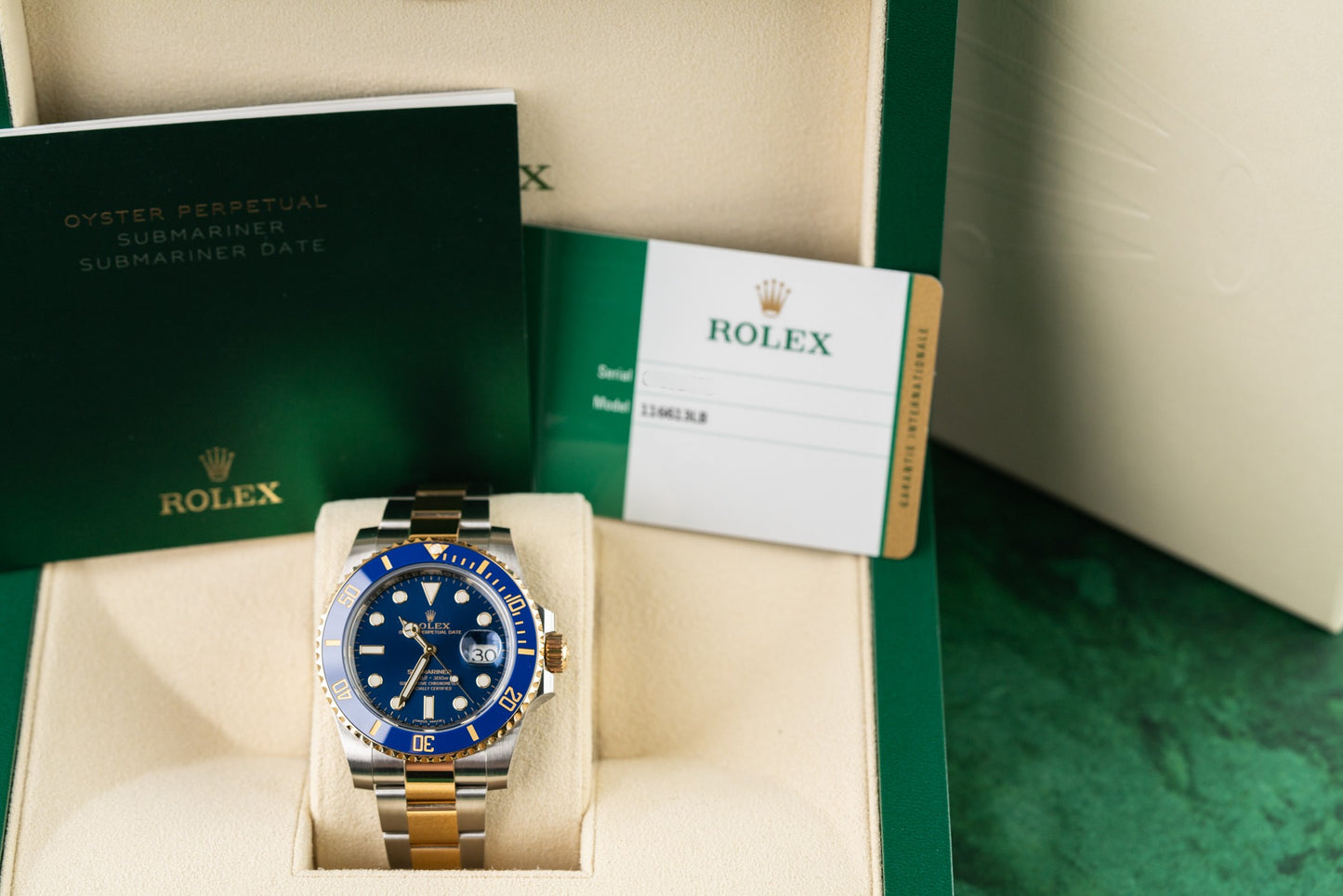 Rolex Submariner Date 116613LB 40mm Two Tone Blue Dial 2019 Model