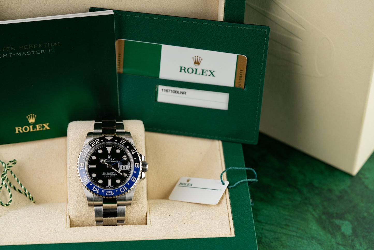 Rolex GMT-Master II "Batman" 116710BLNR Stainless Steel Full Set 2018 Model