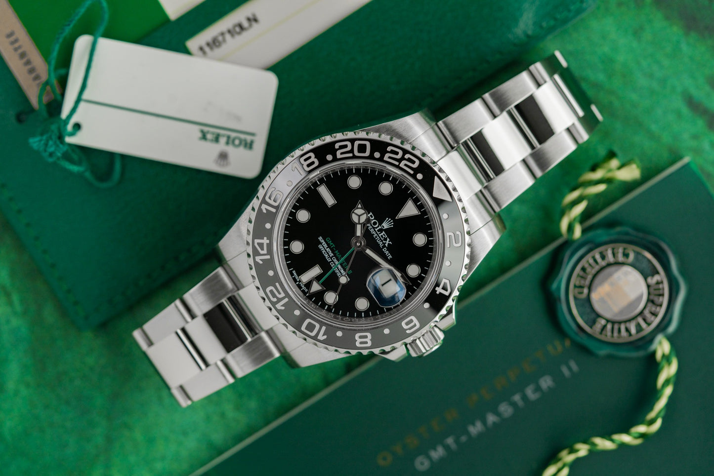 Rolex GMT-Master II 116710LN Black Dial Stainless Steel 2016 Model