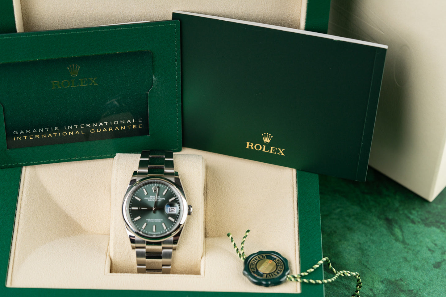 Rolex Datejust 36 Mint Green Dial 126200 bracelet - Pre-Owned Sydney