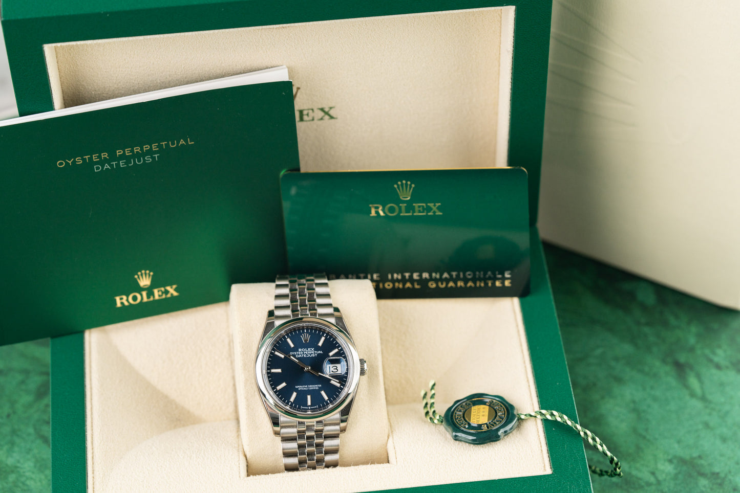 Rolex Datejust 36 126200 Blue Index Dial Stainless Steel Jubilee Bracelet - Sydney