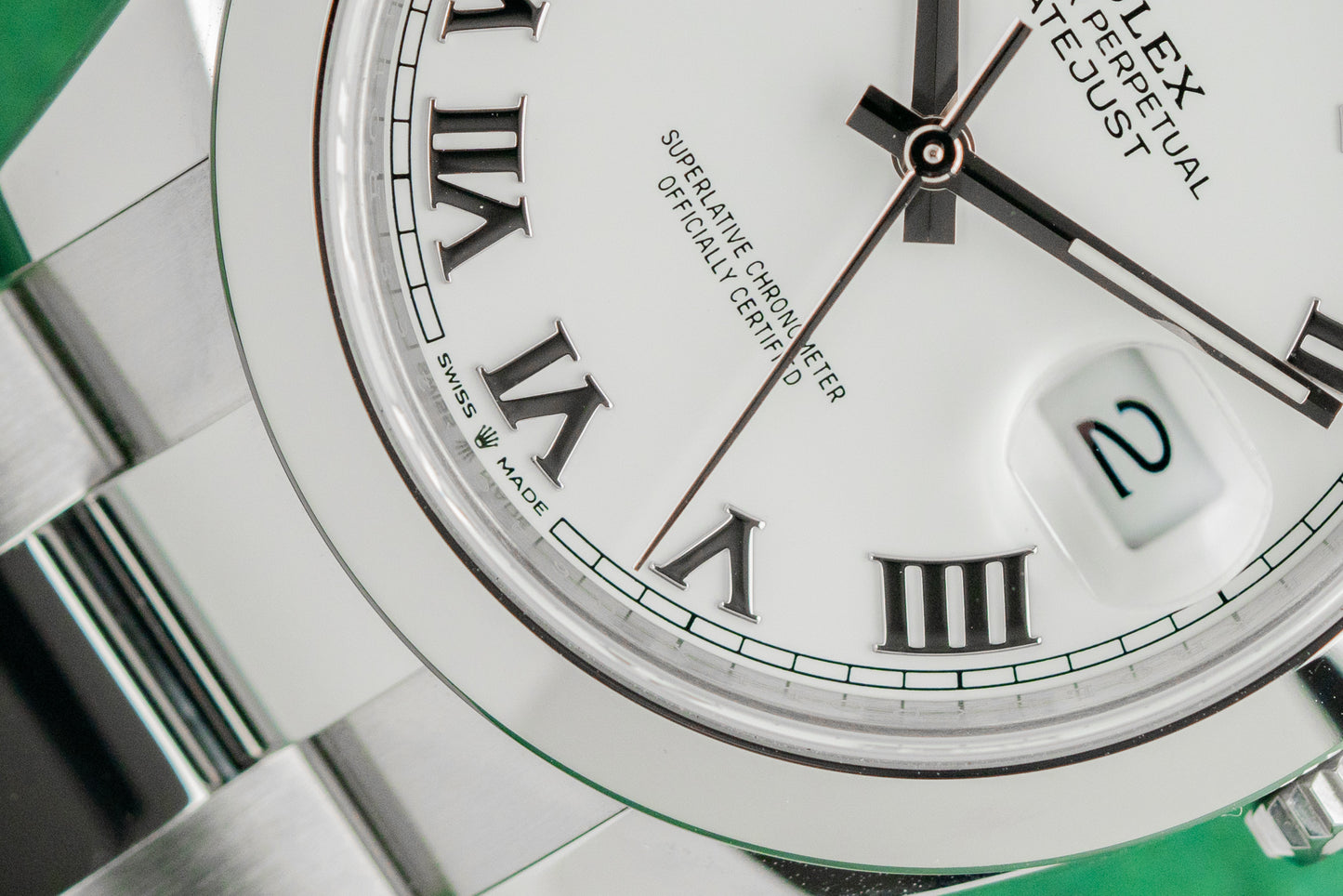 Rolex Datejust 41 White Roman Dial 126300 Stainless Steel 2023 Model