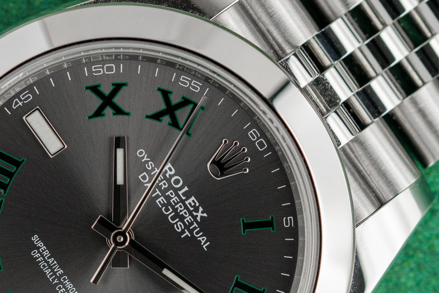 Rolex Datejust 41 Wimbledon Dial 126300 Jubilee Bracelet 2023 Model