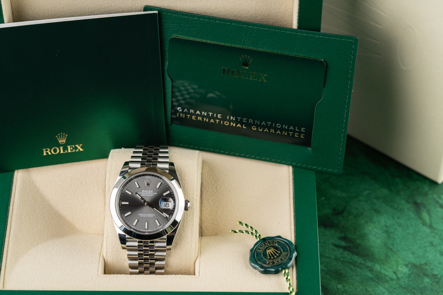 Rolex Datejust 41 Rhodium Dial 126300 Jubilee Bracelet 2024 Model