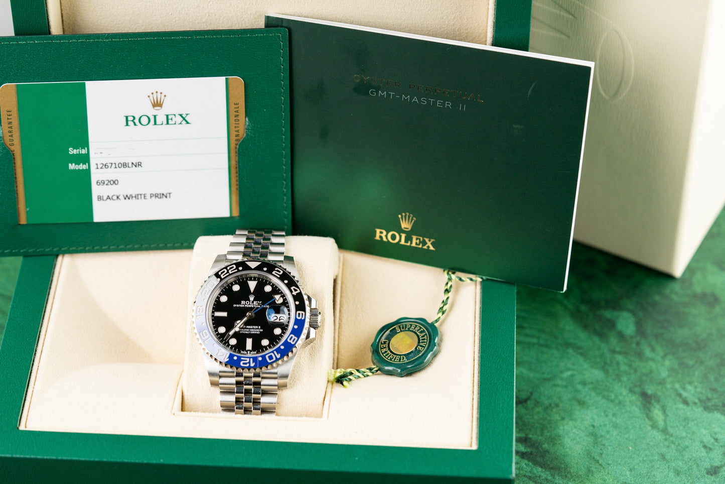 Rolex GMT-Master II 126710BLNR 'Batgirl' Jubilee Bracelet 2019