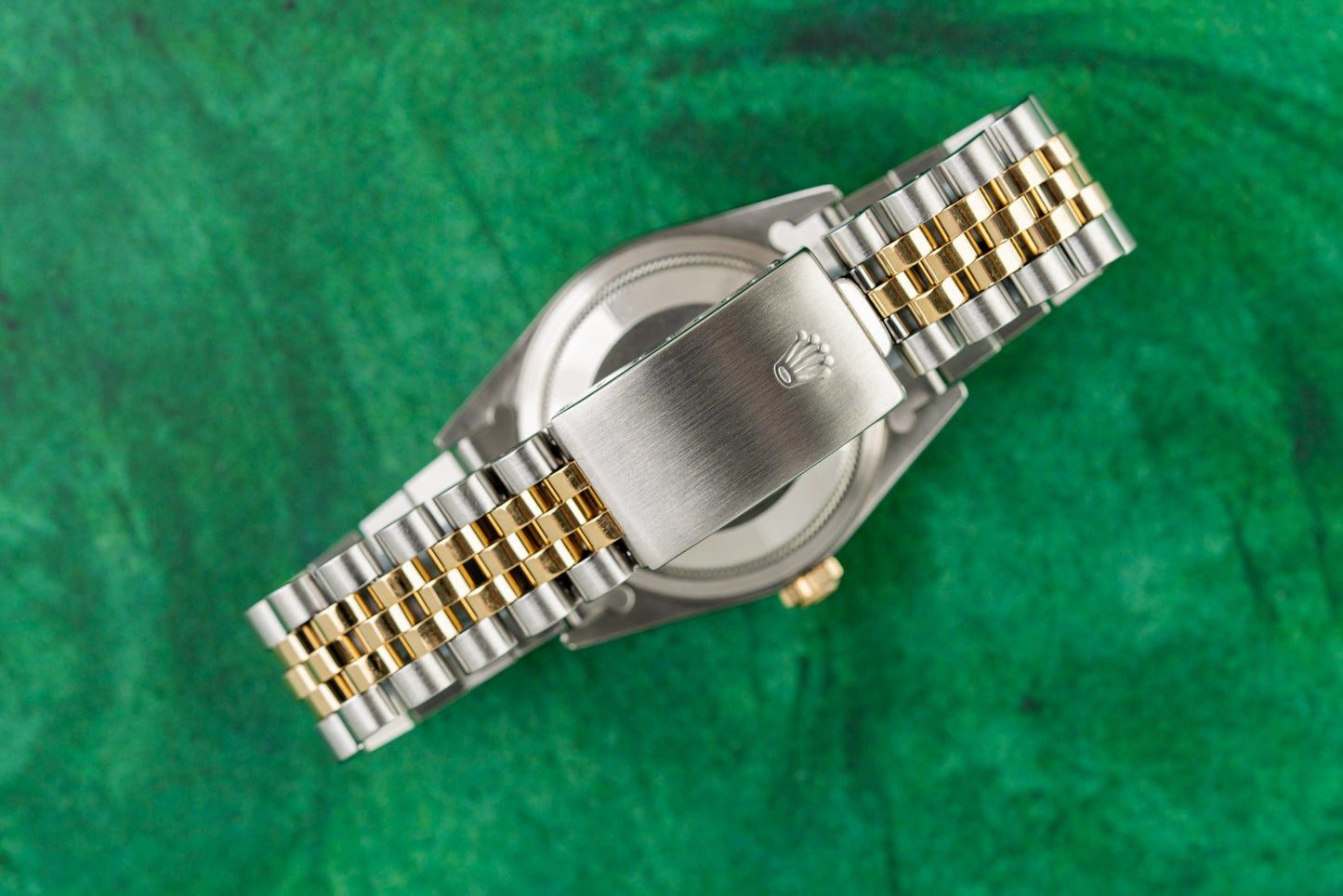Rolex Datejust 36 Champagne Diamond Dial 16233 Two Tone Yellow Gold 1990 Model
