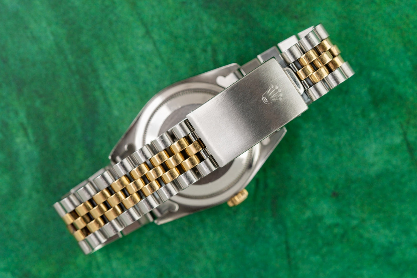 Rolex Datejust 36 Champagne Arabic Dial 16233 Two Tone Yellow Gold 1992
