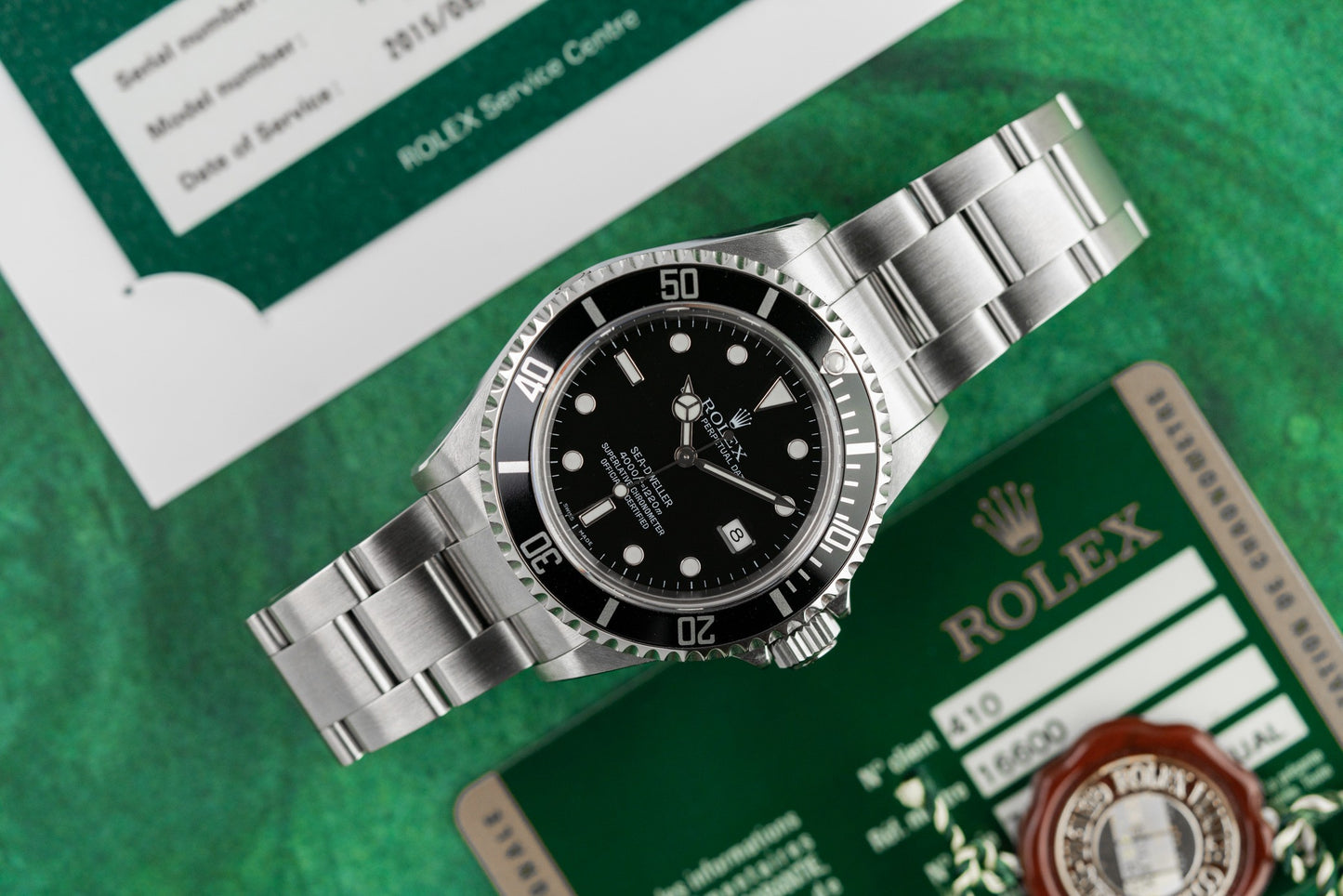 Rolex Sea-Dweller 16600 SD4K Stainless Steel Black Dial 2006 Model