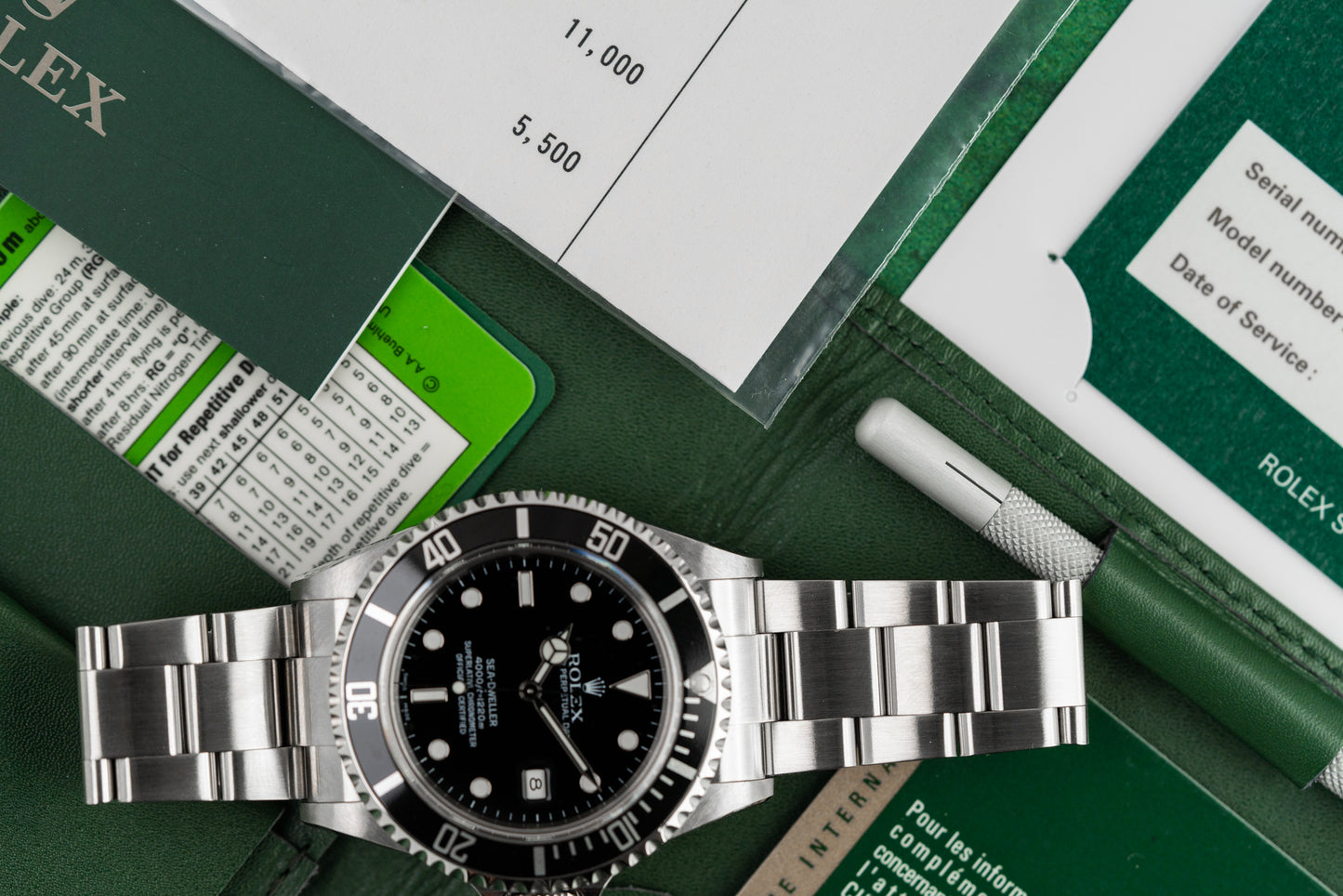 Rolex Sea-Dweller 16600 SD4K Stainless Steel Black Dial 2006 Model