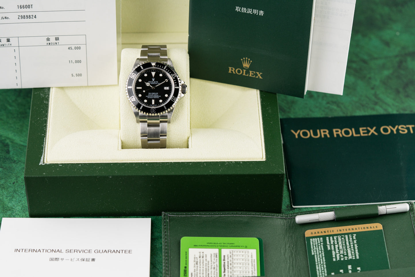 Rolex Sea-Dweller 16600 SD4K Stainless Steel Black Dial 2006 Model