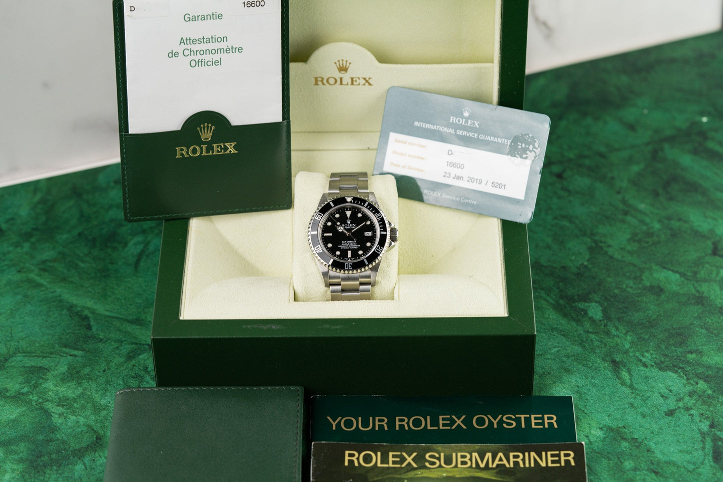 Rolex Sea-Dweller 16600 SD4K Stainless Steel Black Dial 2006