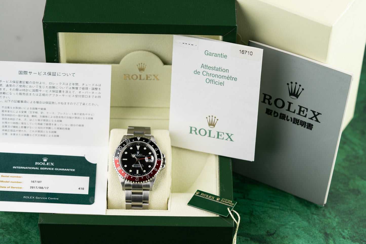 Rolex GMT-Master II 'Coke' 16710 Stainless Steel Black Dial 2003 Model