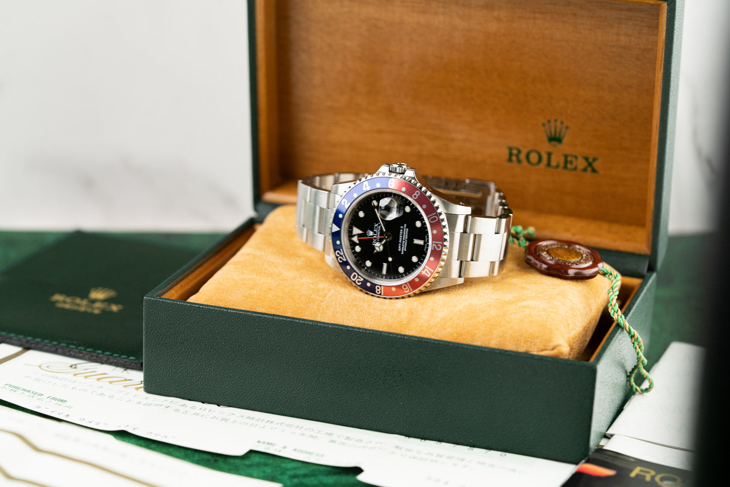 Rolex GMT-Master II 'Pepsi' 16710 Stainless Steel Black Dial 1999 Model