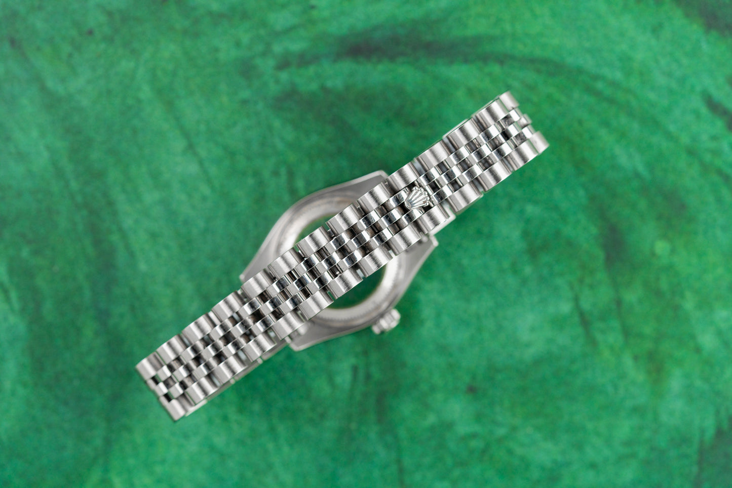 Rolex Lady-Datejust 26 Silver Computer Diamond Dial 179174 2005 Model Full set