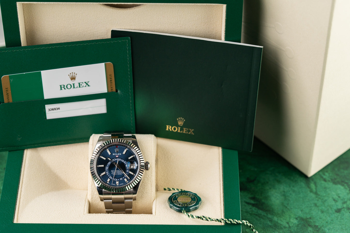 Rolex Sky-Dweller 326934 Blue Dial Stainless Steel 2018 Model