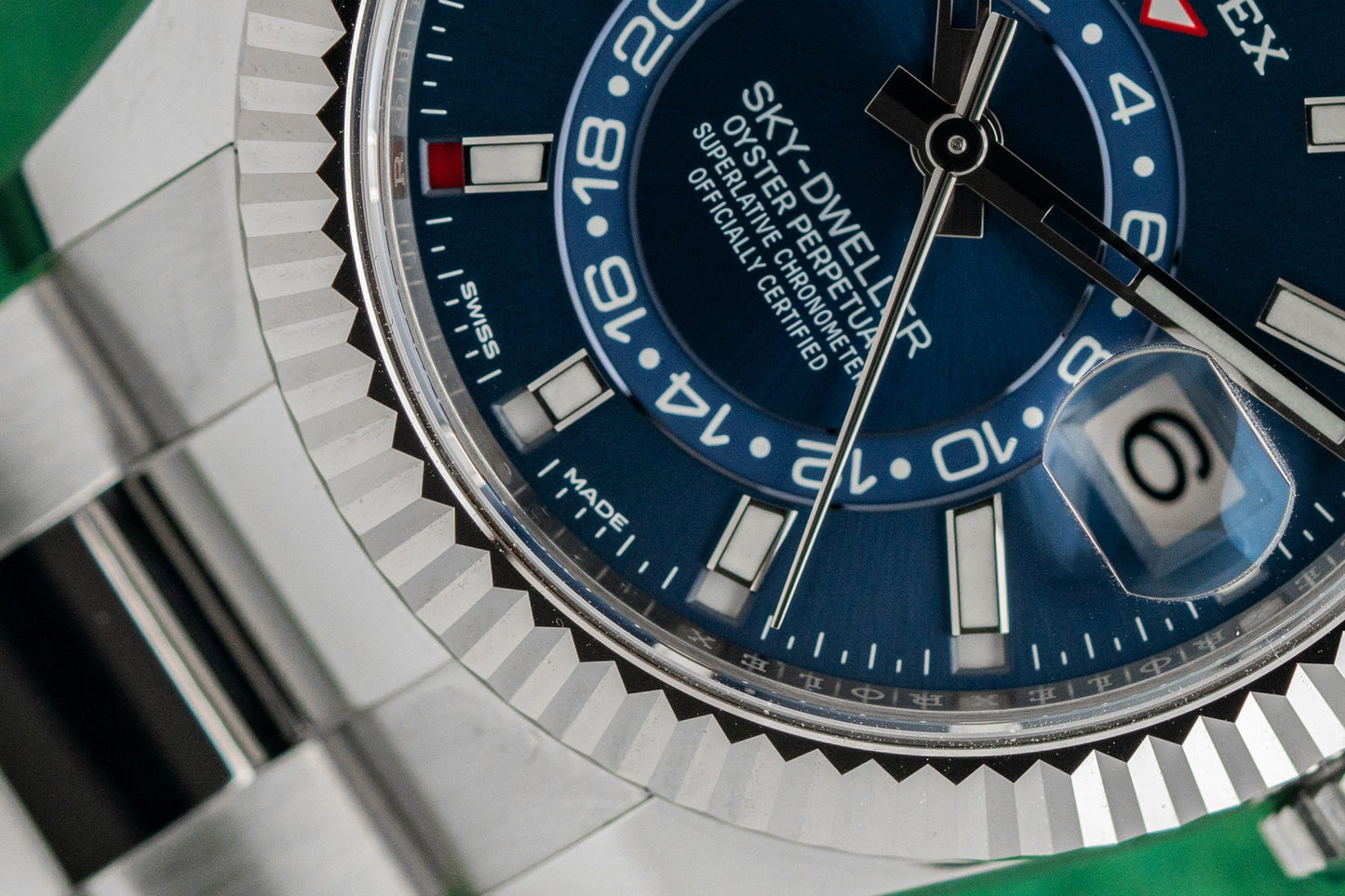 Rolex Sky-Dweller 326934 Blue Dial Stainless Steel 2020 Model FULL SET