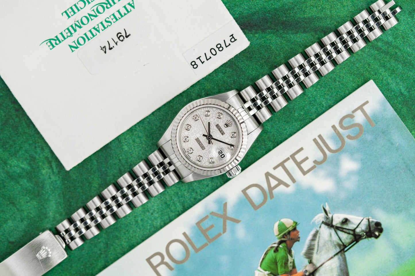 Rolex Lady-Datejust 26 Computer Diamond Dial 79174 Stainless Steel 2000 Model
